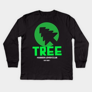 tree hugger Kids Long Sleeve T-Shirt